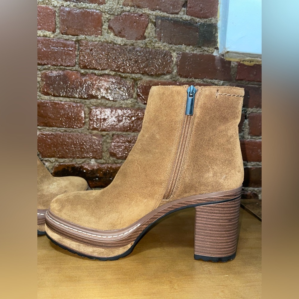 Shaniya Brown Suede Boots - Steve Madden